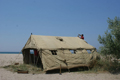 Палатка армейская УЗ-68 установка