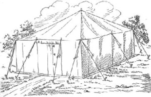 Палатка подсобного назначения 