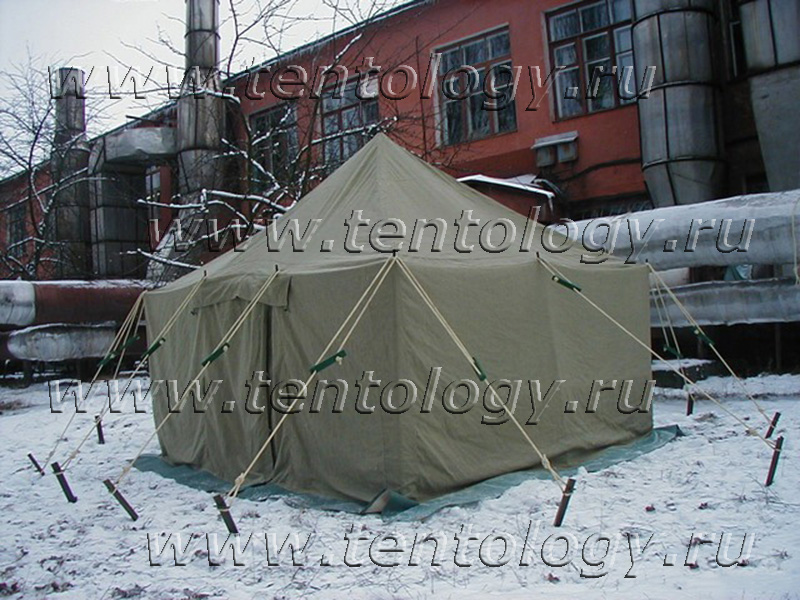 лагерная офицерская палатка