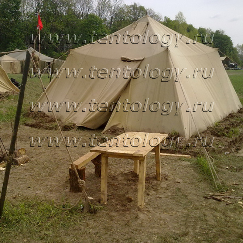 лагерная солдатская палатка